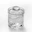 Контейнер с хрустальной крышкой Cotton Jar with Crystal Cover